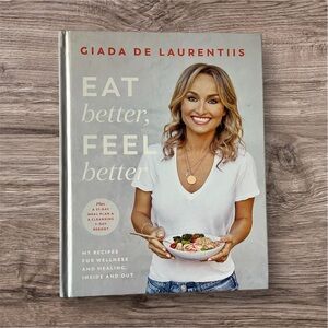 Giada De Laurentiis 'Eat Better, Feel Better' Cookbook - Silver Cover